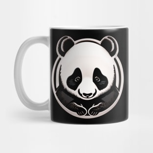 Cute Panda Vector Artwork Mug